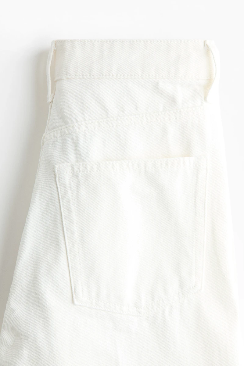 Jean droit taille haute