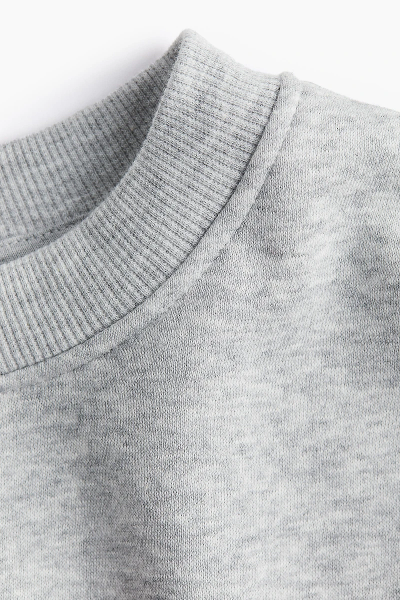 Oversized Motif-Front Sweatshirt