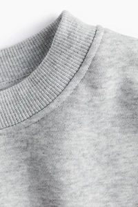Oversized Motif-Front Sweatshirt