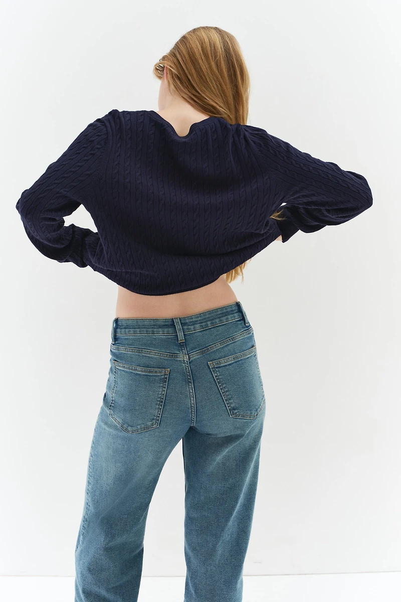 Cable-Knit Sweater