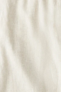 Regular-Fit Linen-Blend Pants