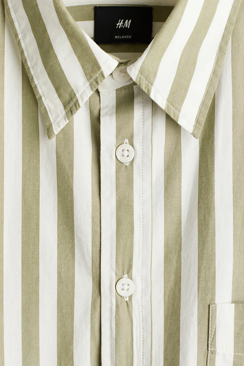 Relaxed-Fit Poplin Shirt