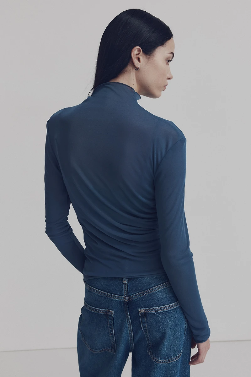 Haut en jersey vaporeux