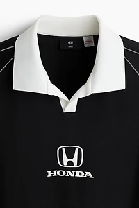 Oversized Printed Soccer Shirt