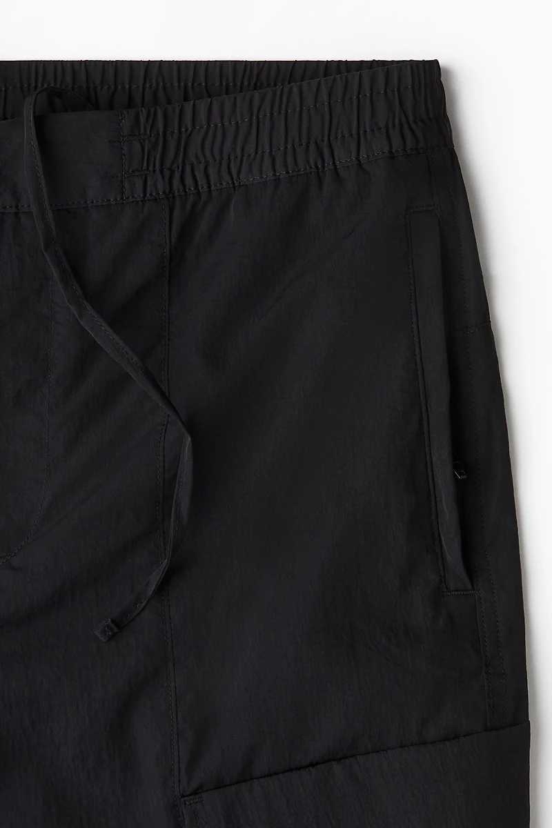 Relaxed-Fit Nylon Cargo Pants