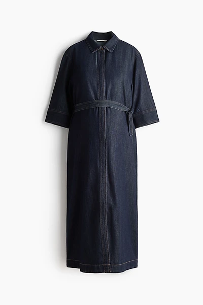MAMA Denim Shirt Dress
