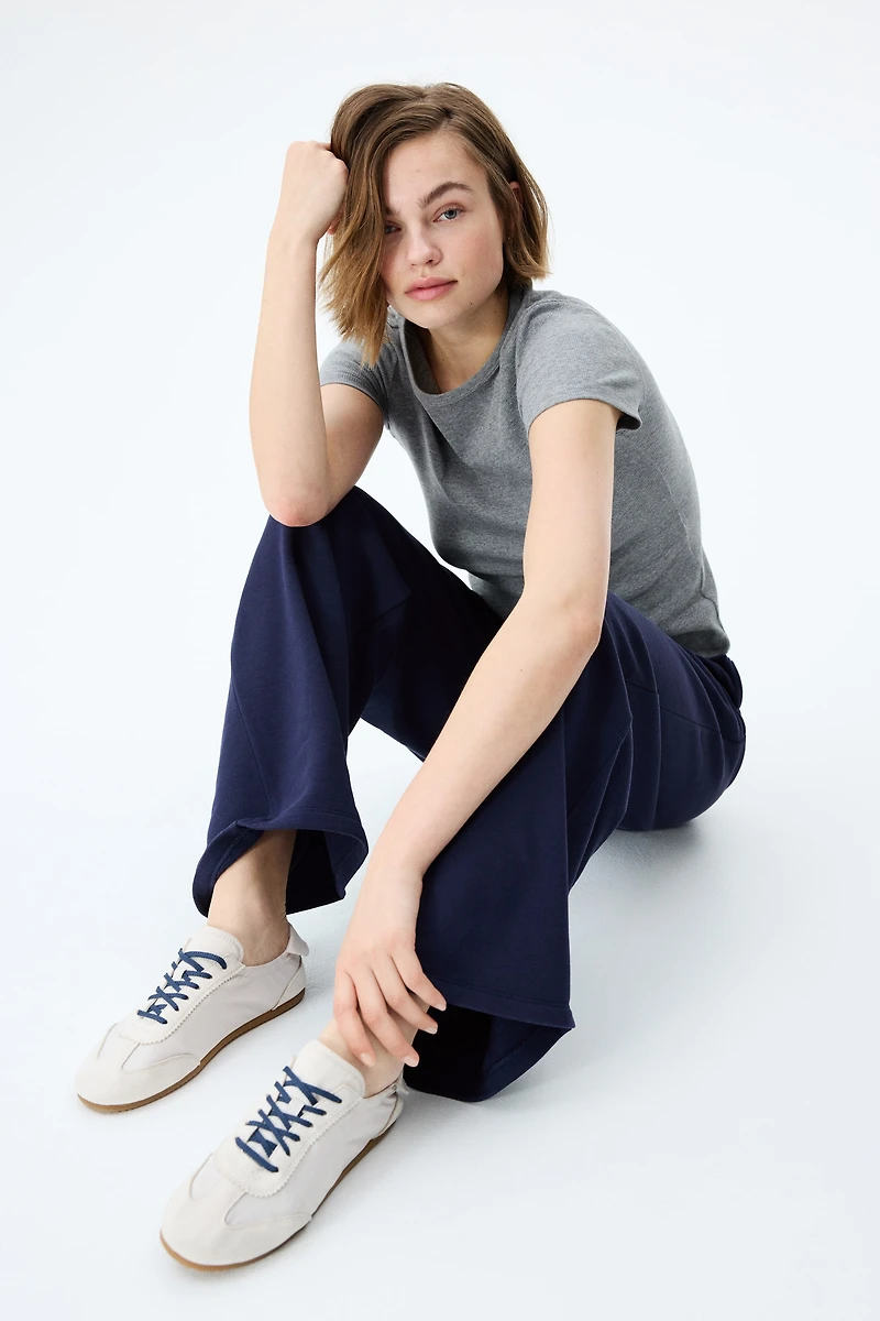 Wide-leg Joggers