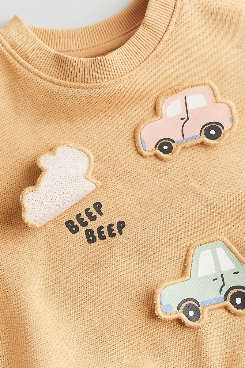 Sweatshirt with Motif