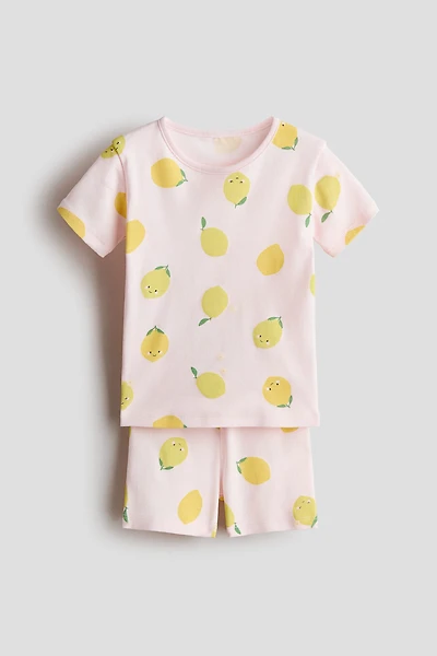 Pyjama Bien Ajusté en coton imprimé
