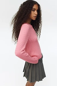 Cable-Knit Sweater