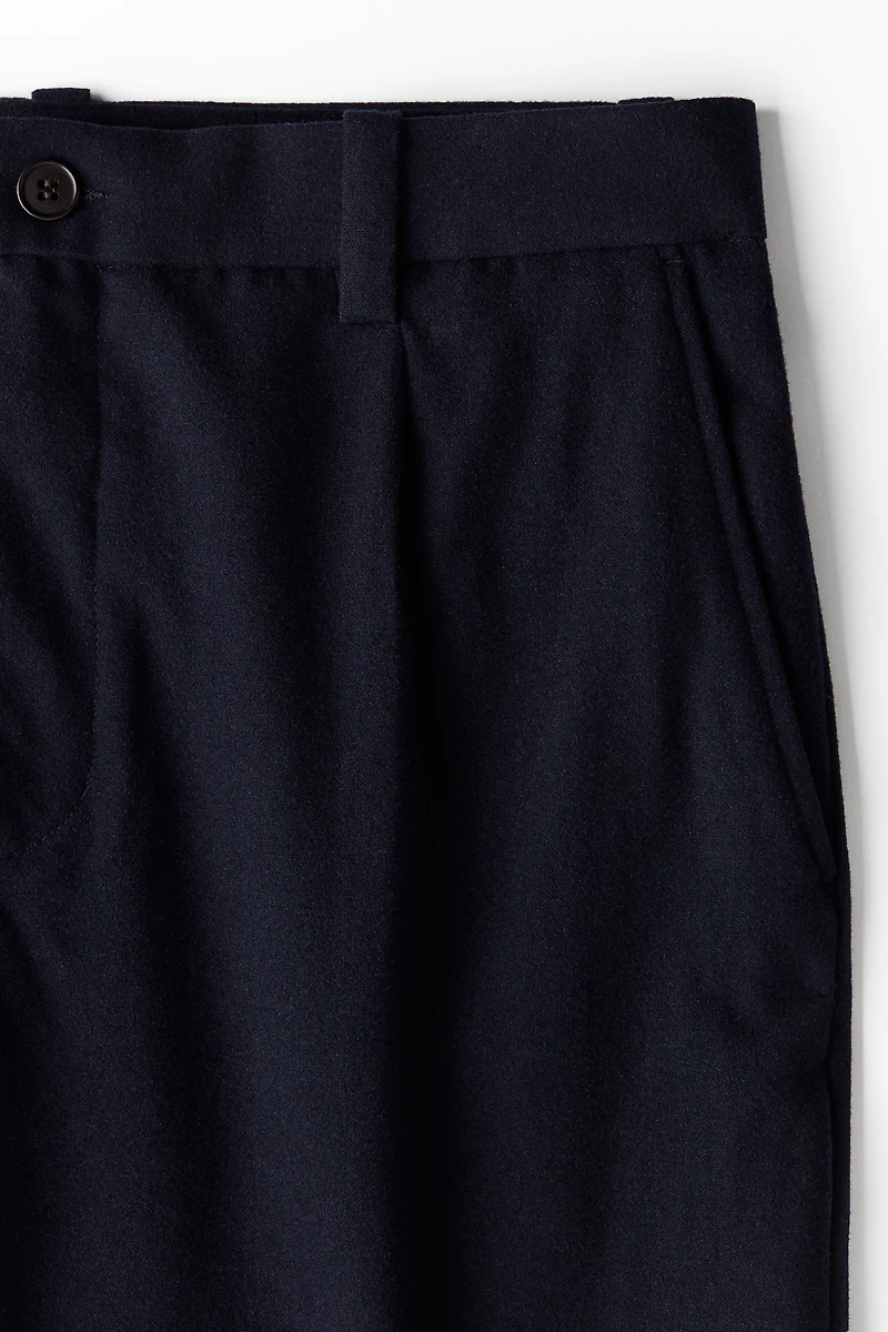 Regular Fit Felted Pants