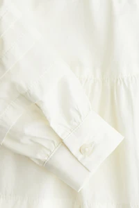 Blouse en popeline de coton