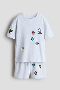 2-Piece Printed Jersey Set