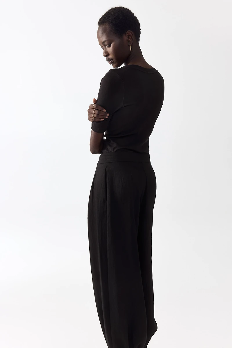 Scoop-Neck Pima Cotton T-Shirt