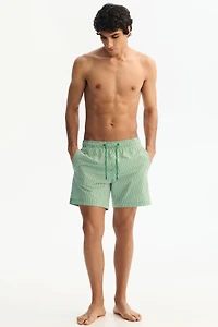 Seersucker Swim Shorts
