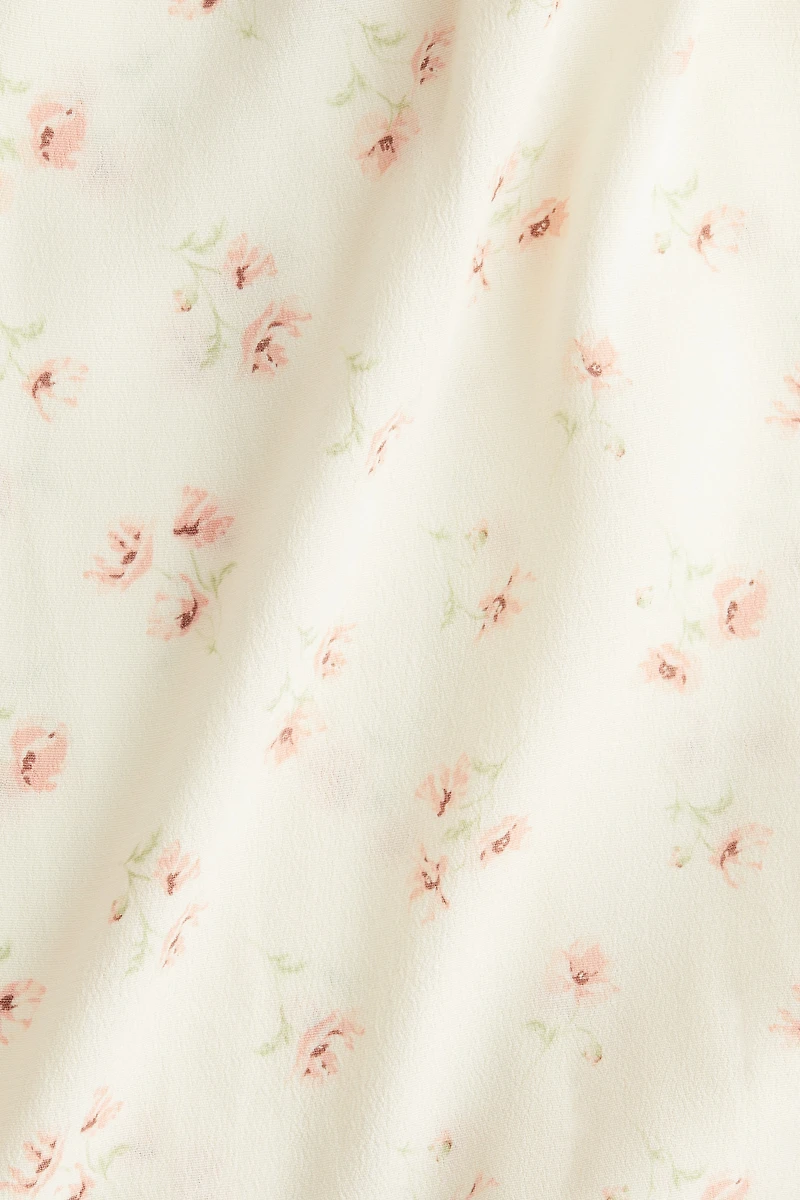 Crêpe Wrap-Front Dress