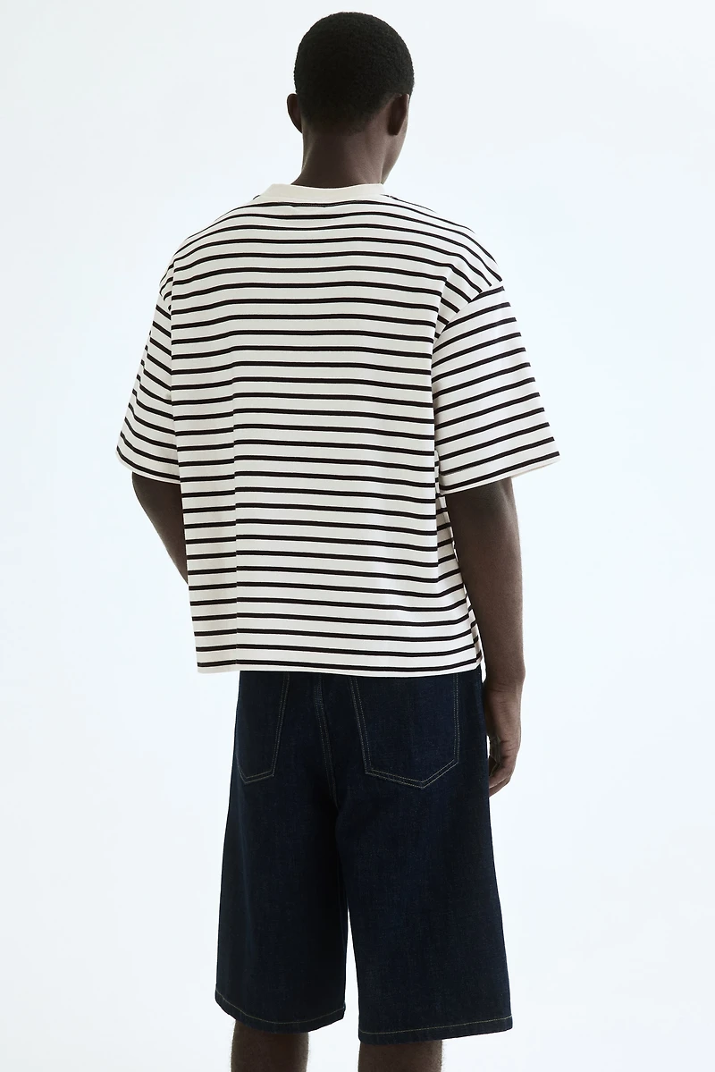 Relaxed-Fit Interlock Cotton T-Shirt
