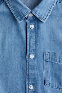 Chemise en denim de coton