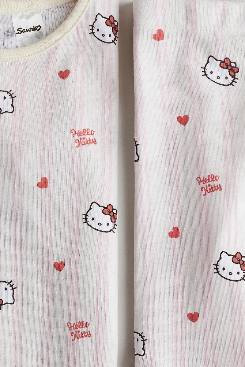 Pyjama Bien Ajusté en jersey imprimé