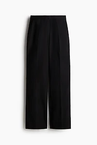 Bootcut Linen-Blend Pants