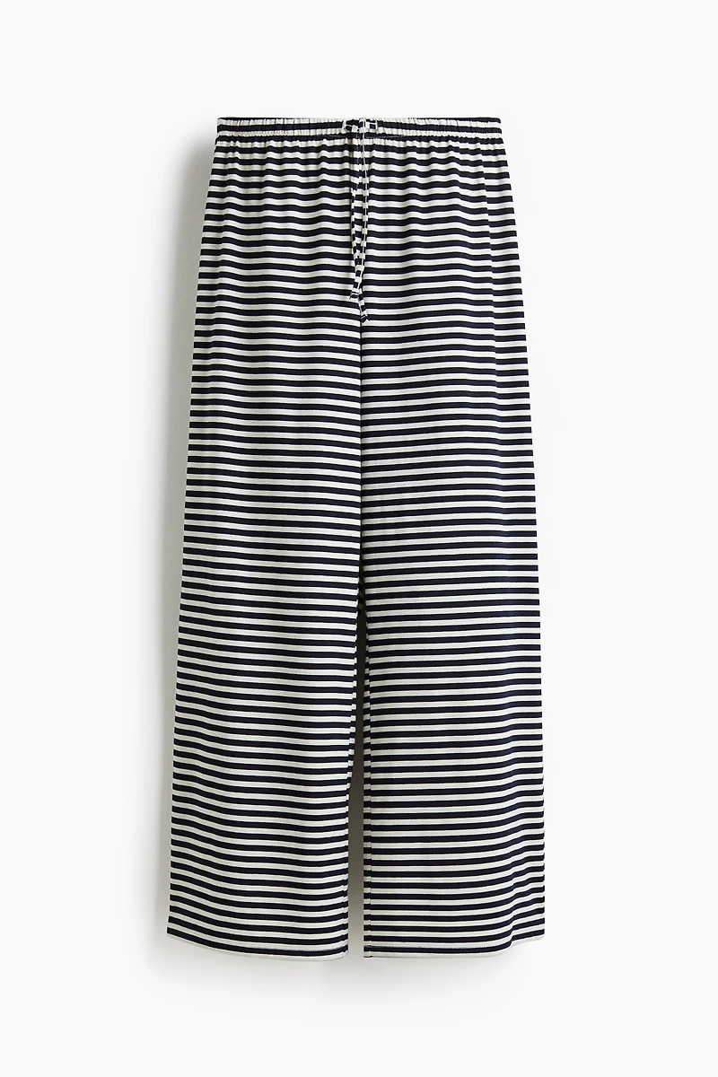Straight-Leg Drawstring Pants