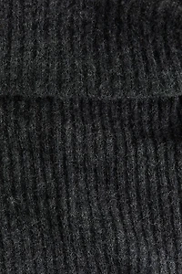 Rib-Knit Off-the-Shoulder Dress