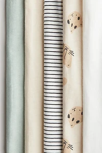 5-pack Cotton Pajama Jumpsuits