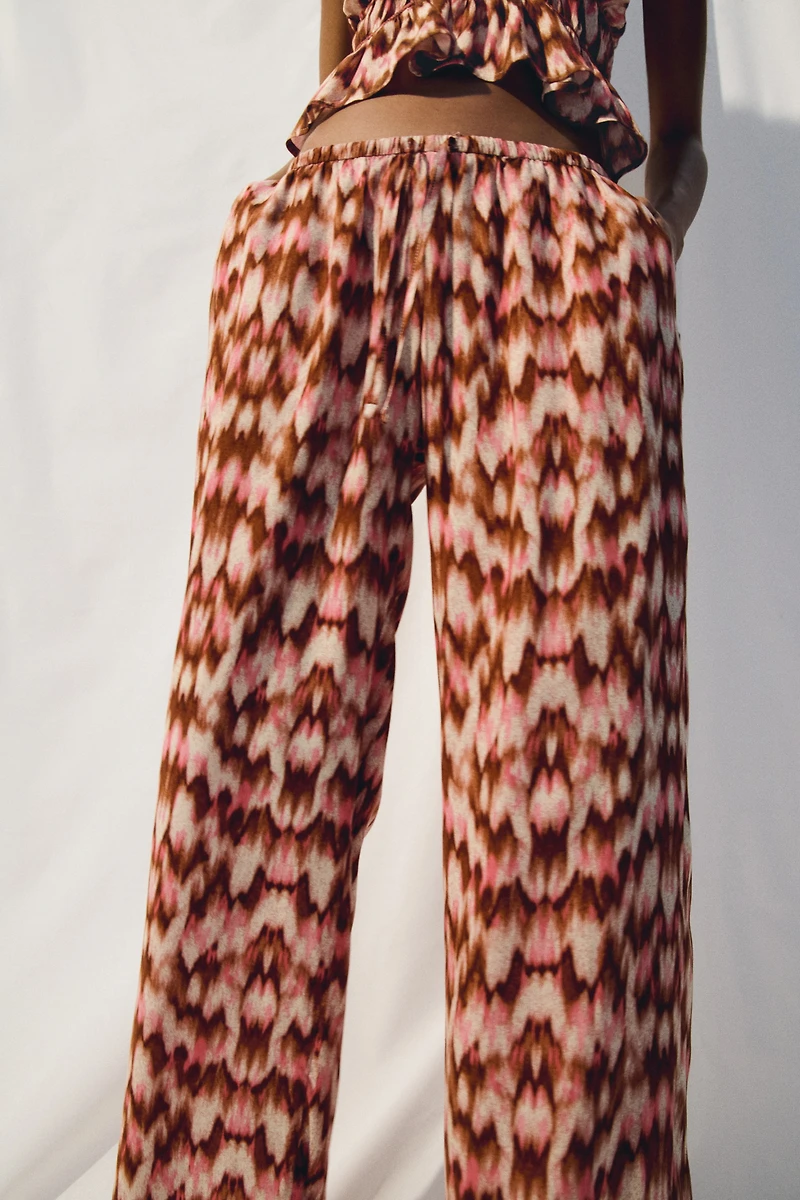 Straight-Leg Drawstring Pants