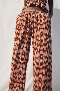 Straight-Leg Drawstring Pants