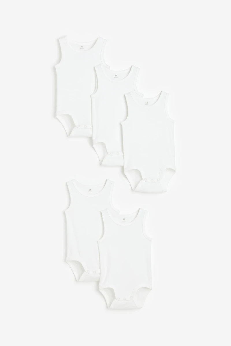 5-pack Cotton Bodysuits