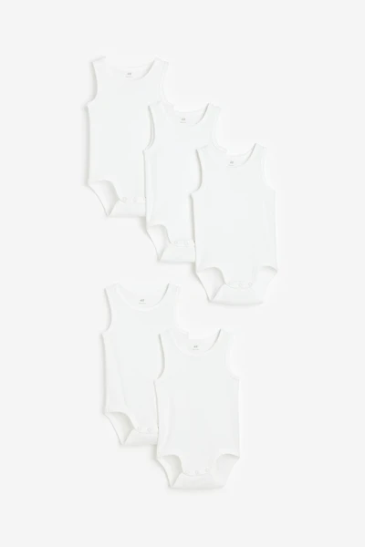 5-pack Cotton Bodysuits