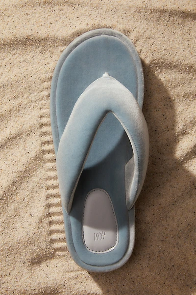 Velour Flip-Flops