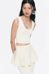 Layered Knit Skirt