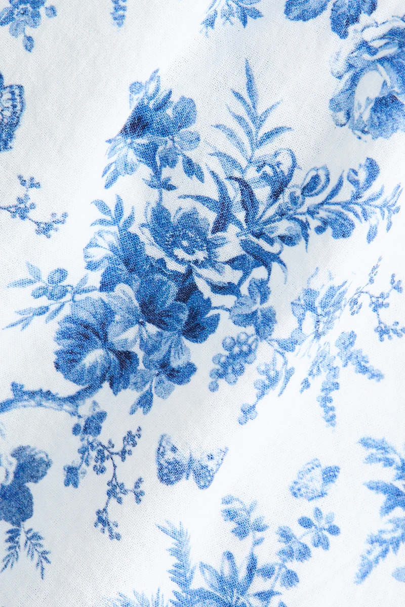 Robe empire en coton