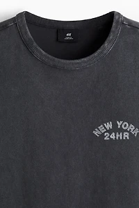 Loose-Fit Printed Tank Top