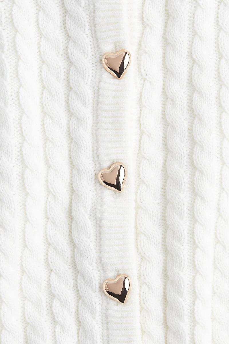 Cable-Knit Cardigan