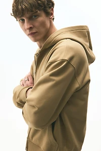 Boxy Loose-Fit Hooded Jacket