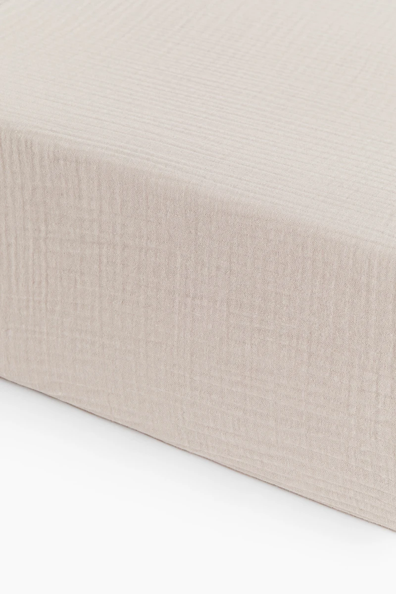 Muslin Fitted Crib Sheet