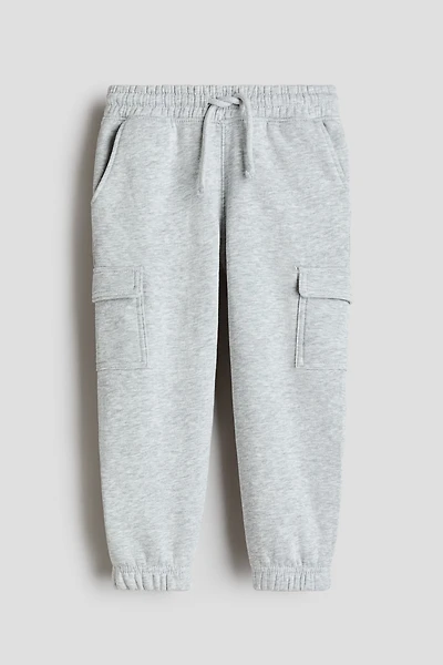 Brushed-Inside Cargo Joggers