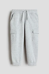 Brushed-Inside Cargo Joggers
