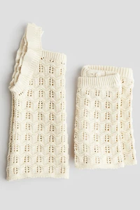 2-Piece Cotton Pointelle-Knit Set