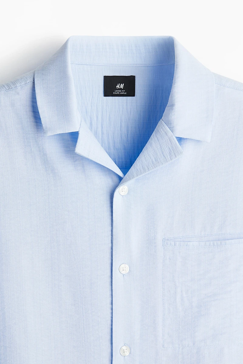 Regular Fit Textured resort shirt