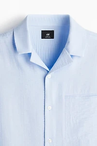 Regular Fit Textured resort shirt