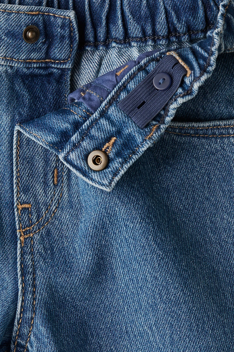 Short de longueur genou en denim