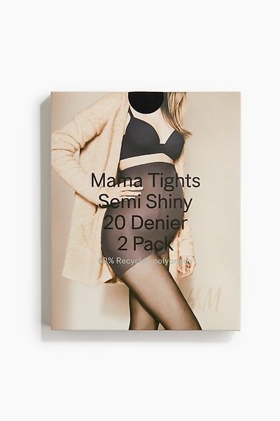 MAMA 2-Pack Tights 20 Denier