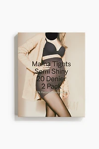 MAMA 2-Pack Tights 20 Denier