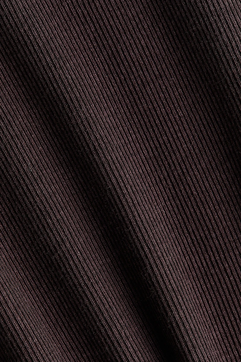 MAMA Ribbed Jersey Dress