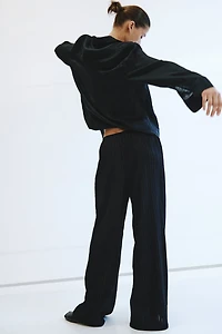 Crinkled Pull-On Pants