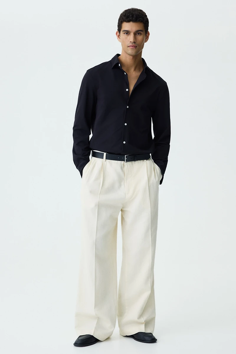 Four-Way Stretch Slim-Fit Shirt