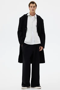 Wide-Leg Cotton Joggers